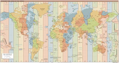 time zone map.